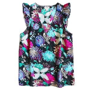 J. Crew Floral Tank Top Size 12